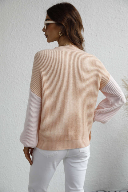 Estatia Knit Sweater - Blush