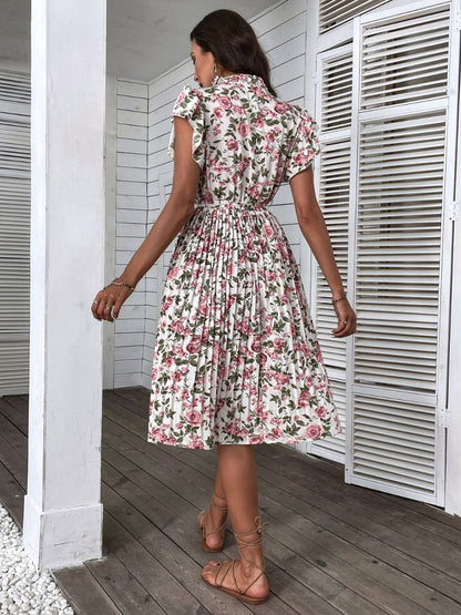 Kaidesse Midi Dress - Pink