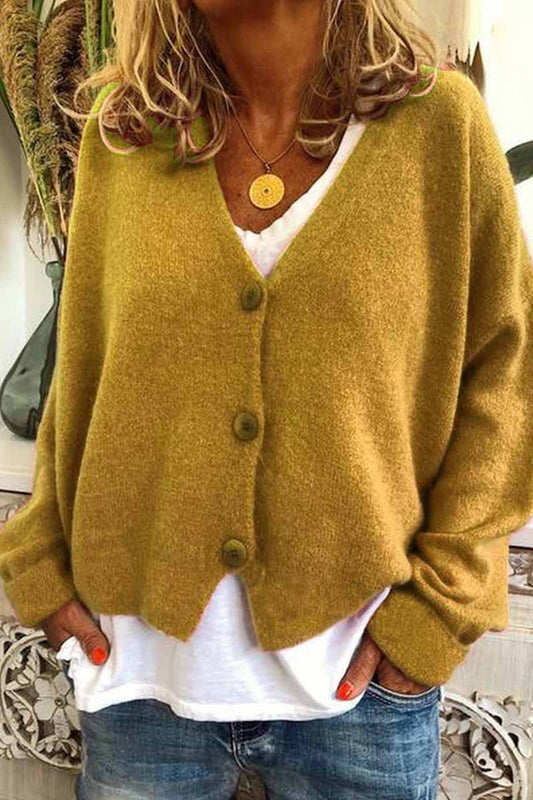 Loose Knitted Cardigan ( 6 Colors )