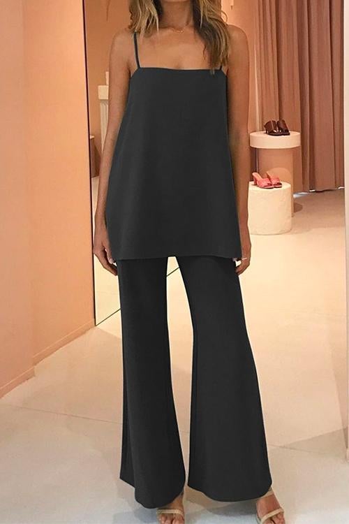 Moxidress Cami Top Wide Leg Pants Set