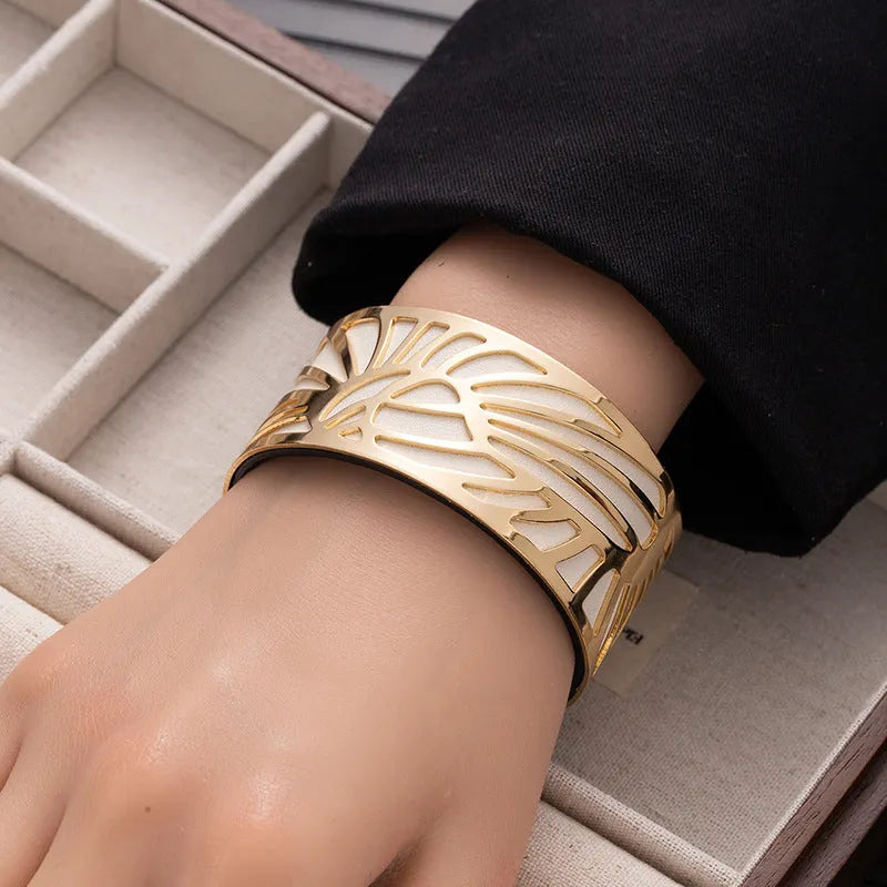 Statement Gold Bracelet
