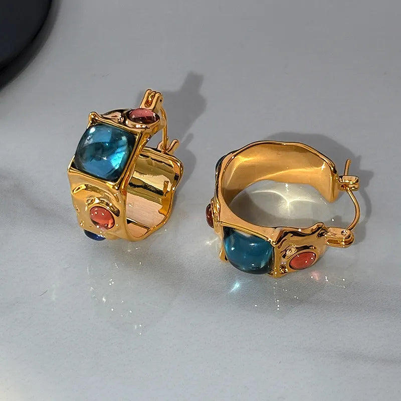 Vintage Gold Gemstone Bracelet