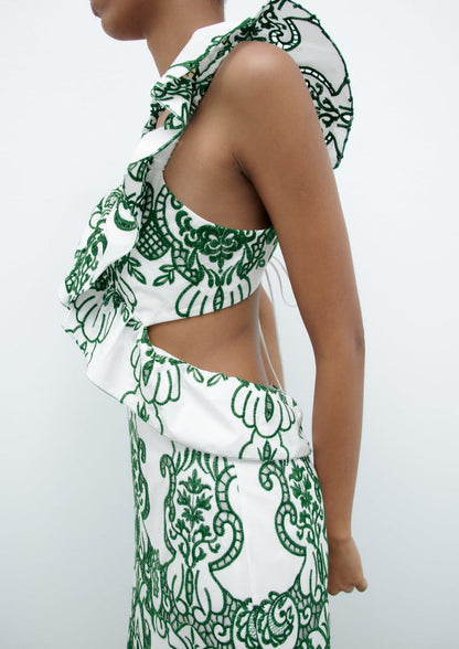 Haven | Ruffled Maxi Dress