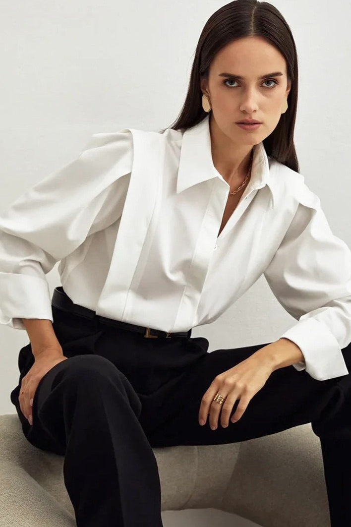 Structured Shoulder Blouse
