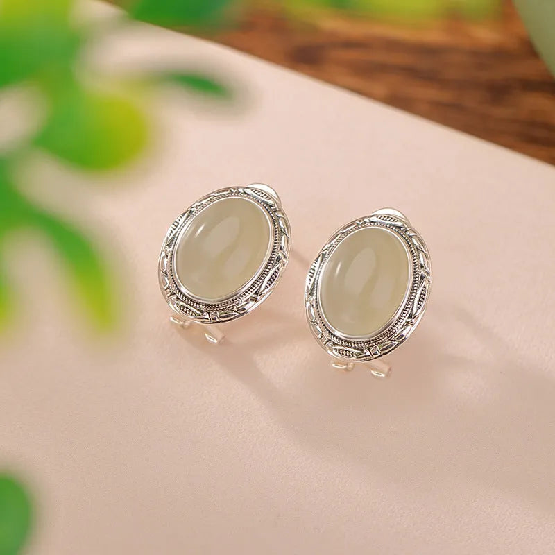 Vintage Jade Earrings