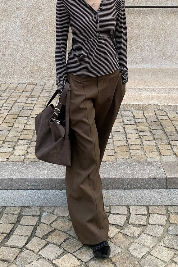 Pleated Wide Pants