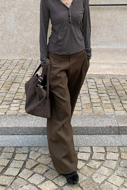 Pleated Wide Pants