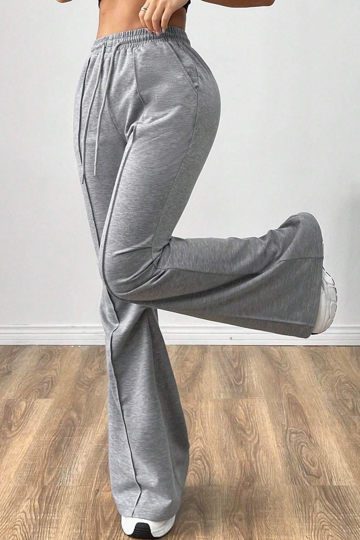 Color Flare Sweat Pants