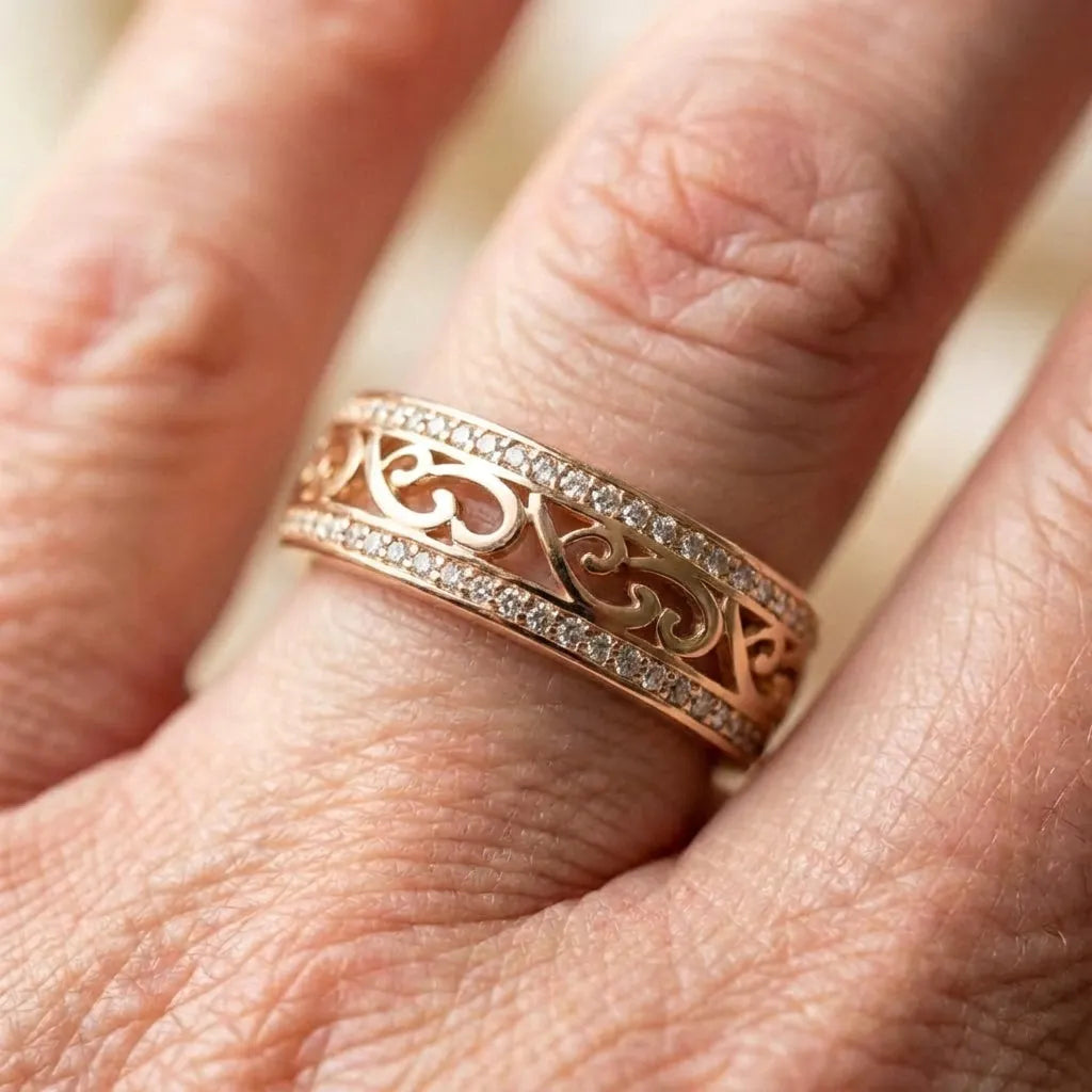 A Vintage Handmade Gold Ring