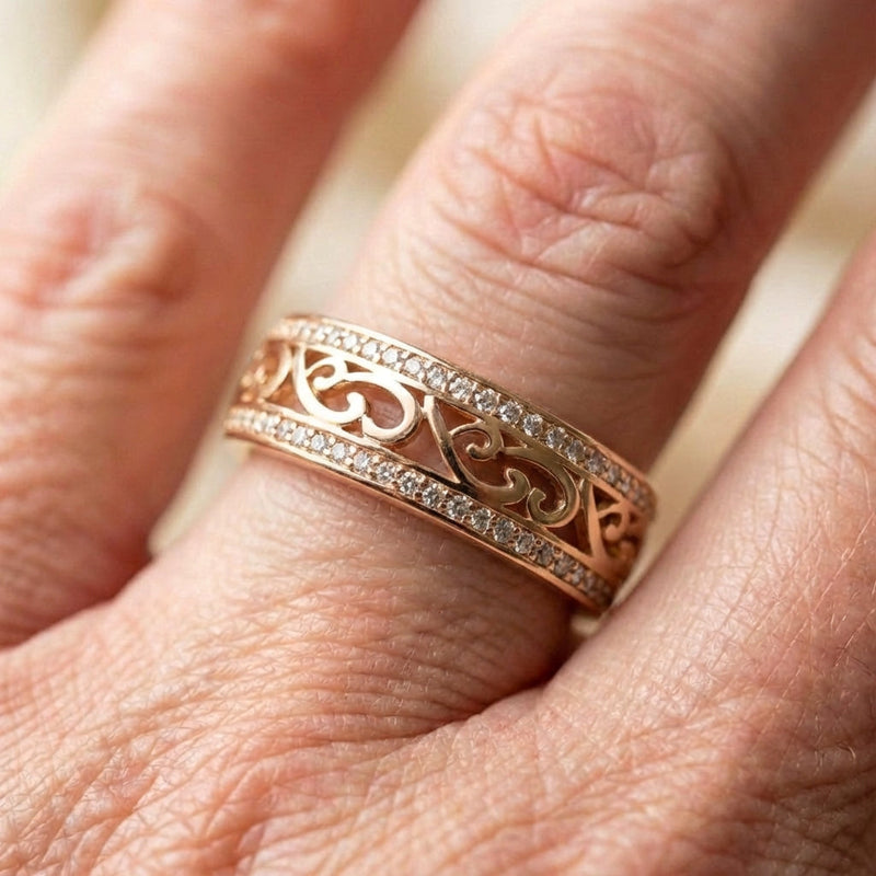 A Vintage Handmade Gold Ring