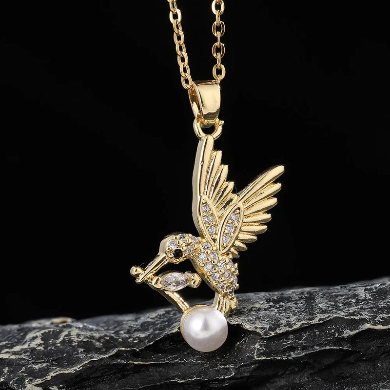 Elegant Hummingbird Necklace