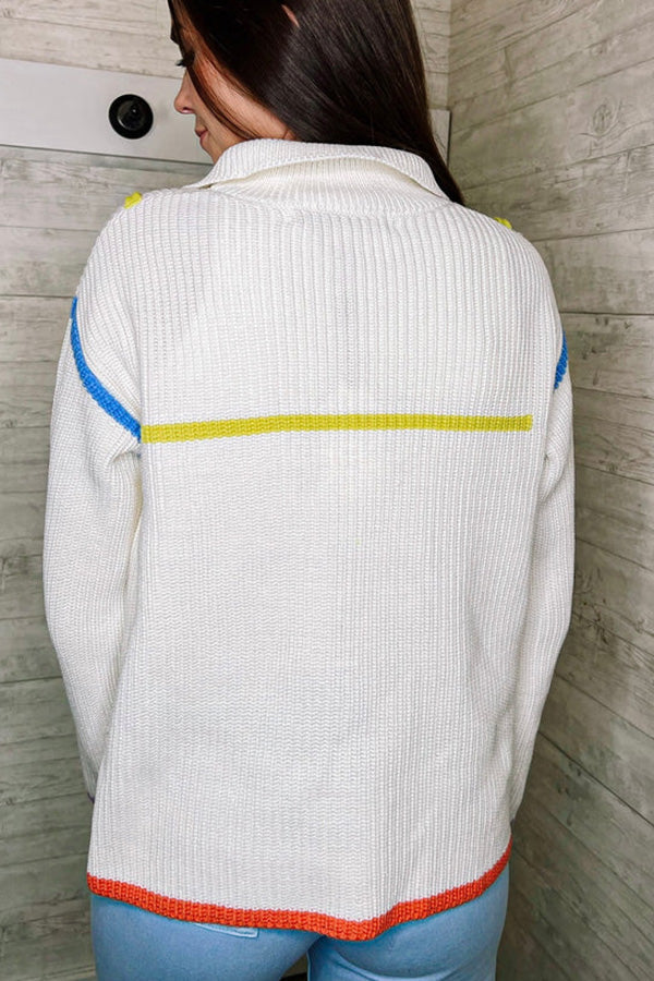 Ginny Quarter Zip Sweater