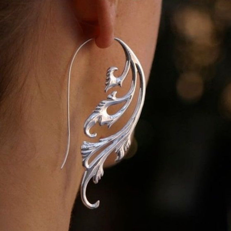 Ornate Silver Earrings