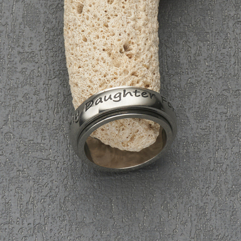 Engraved Daughter Ring