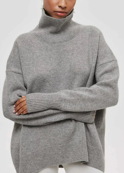 Cozy Turtleneck Pullover - Color Sweater