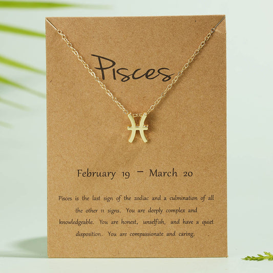 Zodiac Pisces Necklace