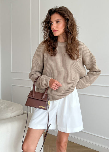 Round Neck Loose Sweater