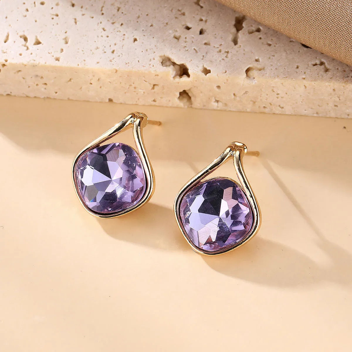 Elegant Amethyst Earrings