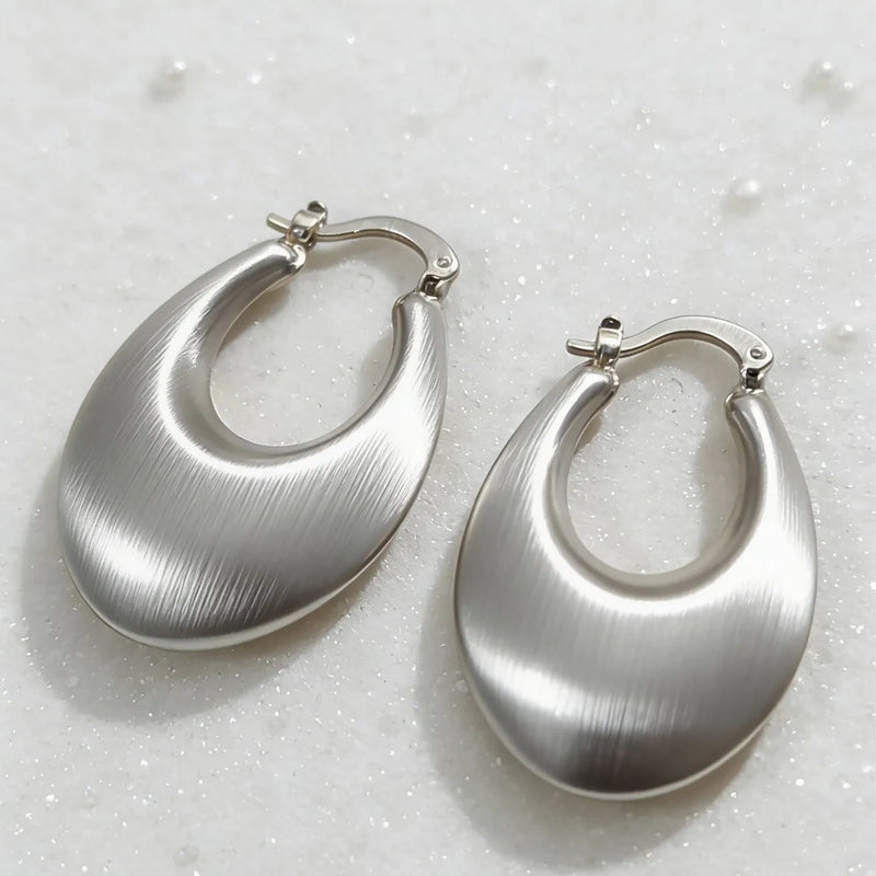 Classic Silver Hoop Earrings