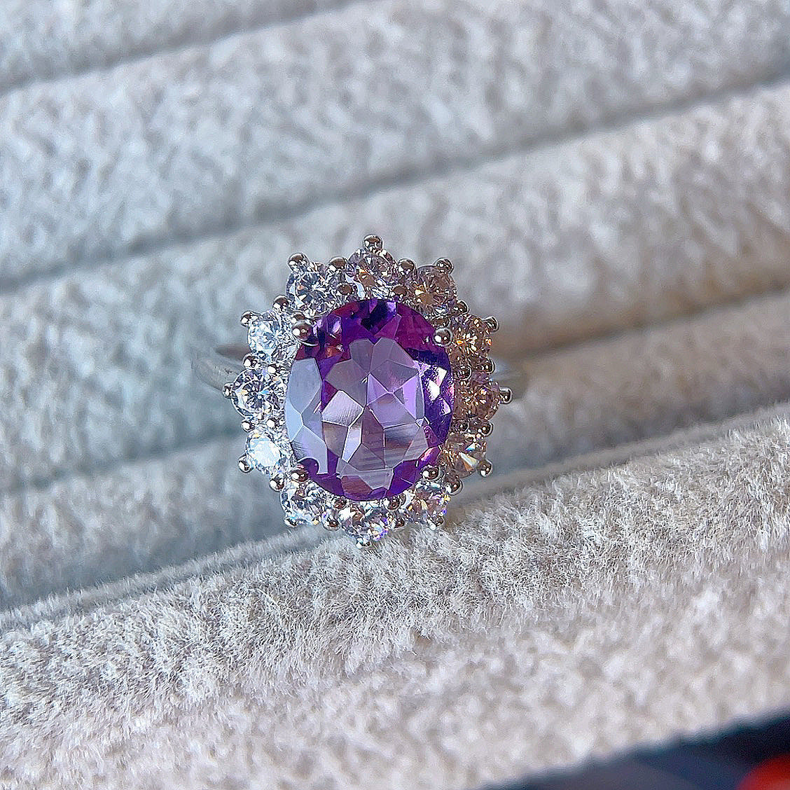 Elegant Amethyst Ring