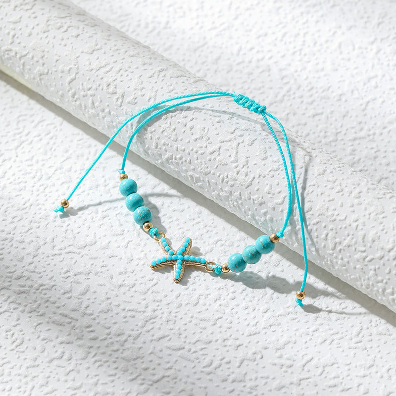 Turquoise Starfish Bracelet