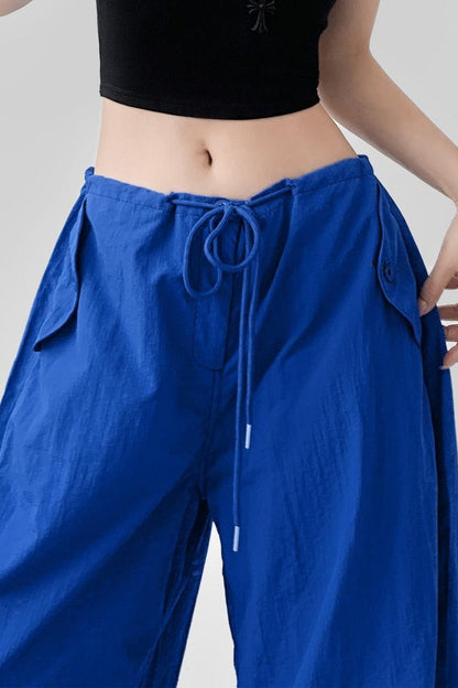 Cargo Wide Leg Relaxed Pants