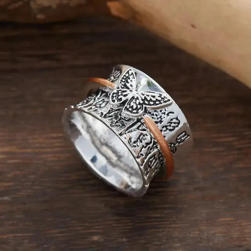 Vintage Butterfly Ring