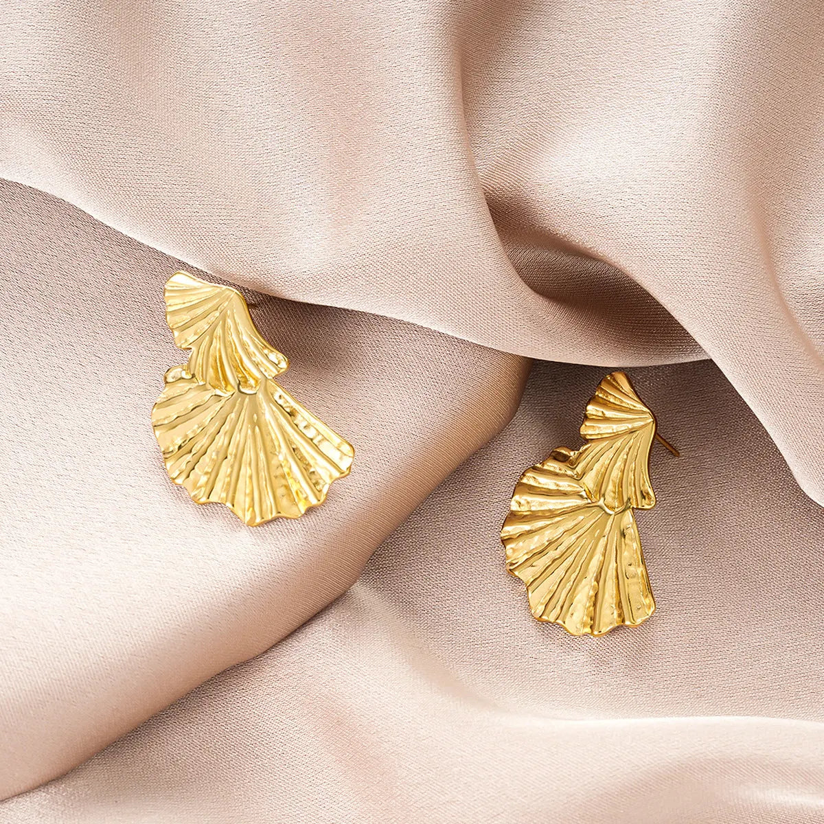 Gold Shell Earrings