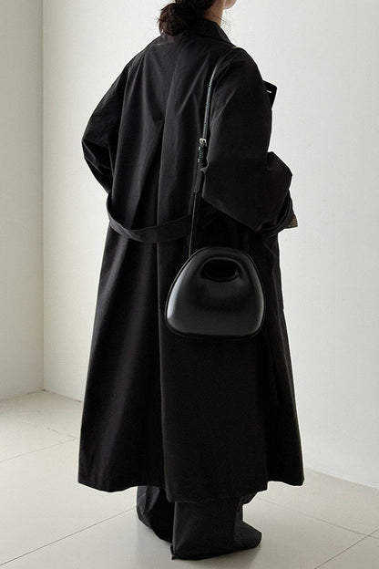 Luxi Loose Large-pocket Unique Overcoat