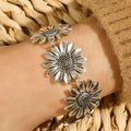 Vintage Sunflower Bracelet