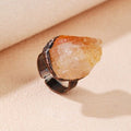 Vintage Amber Stone Ring