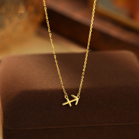 Classic Gold Bow Necklace
