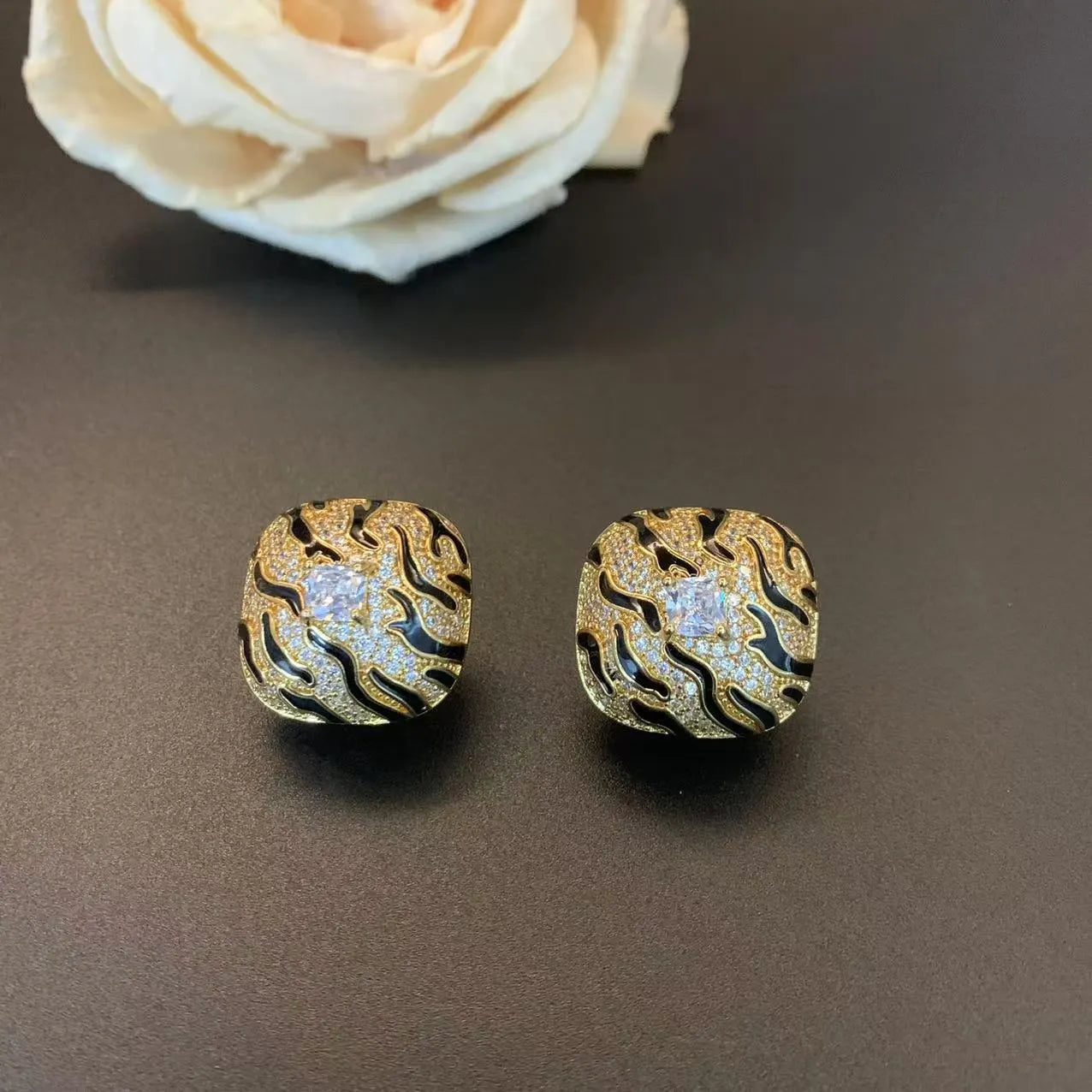 Statement Gold Earrings
