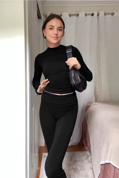 Hestia - Fitted Top & Trousers Two-piece Set