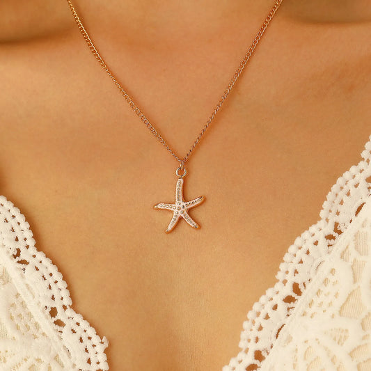 Delicate Starfish Necklace