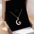 Celestial Moon Star Necklace