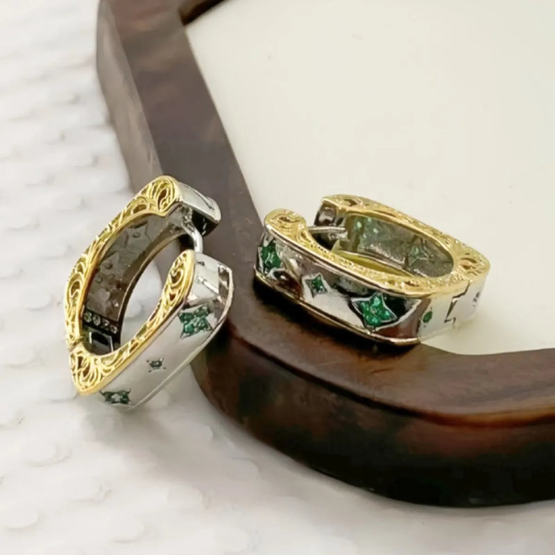 Vintage Emerald Earrings