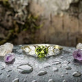 Vintage Zirconia Olive Ring