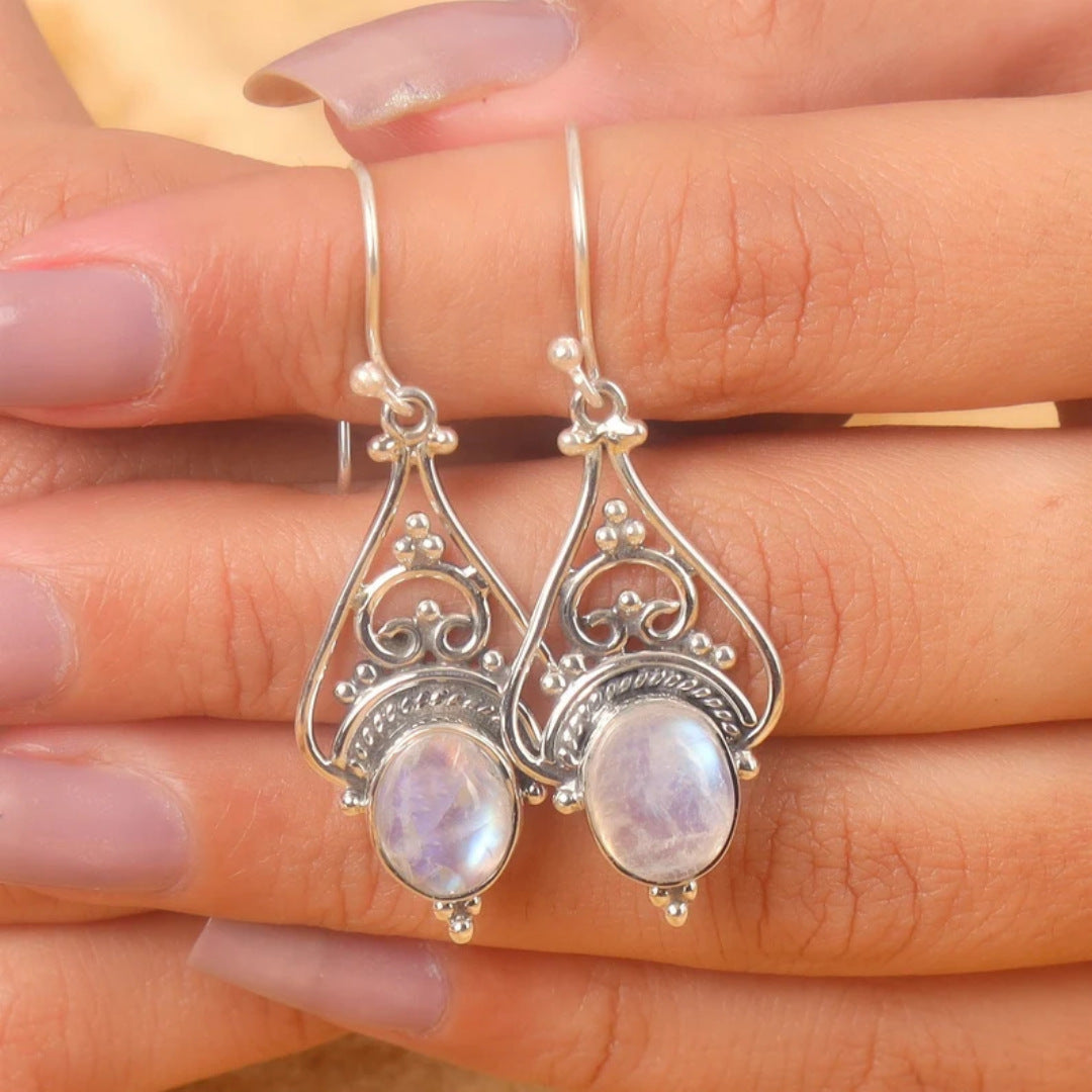 Vintage Moonstone Earrings