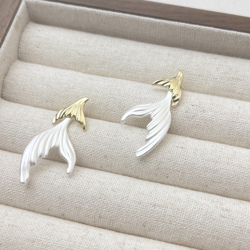 Elegant Mermaid Tail Earrings