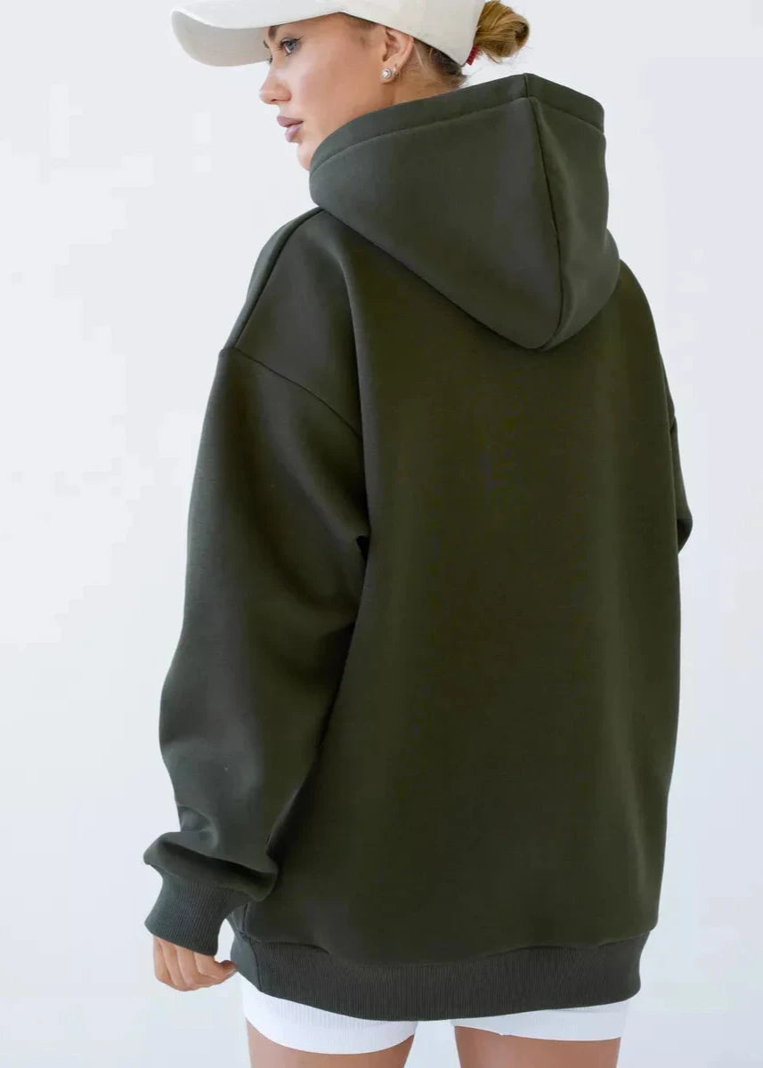Cozy Long-sleeved Hooded Sweatshirt
