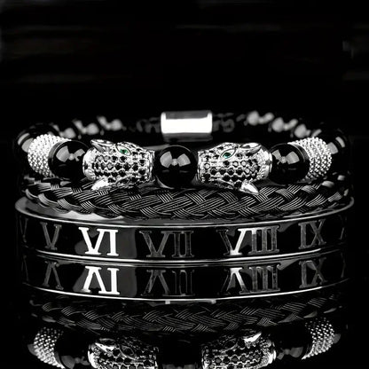 Double Leopard Head Bracelet Collection