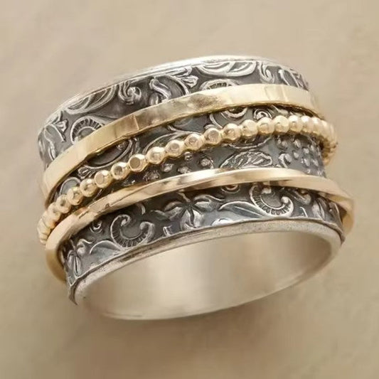 Bohemian Wide Three Layer Ring