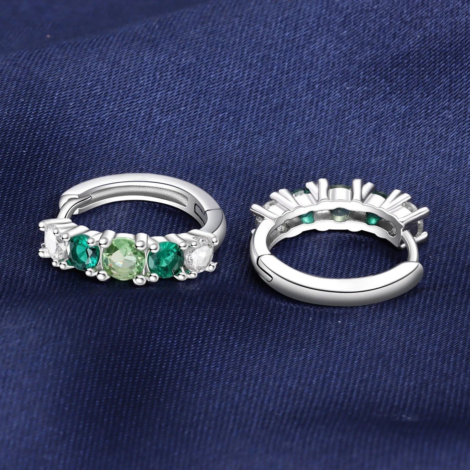 Elegant Emerald Earrings