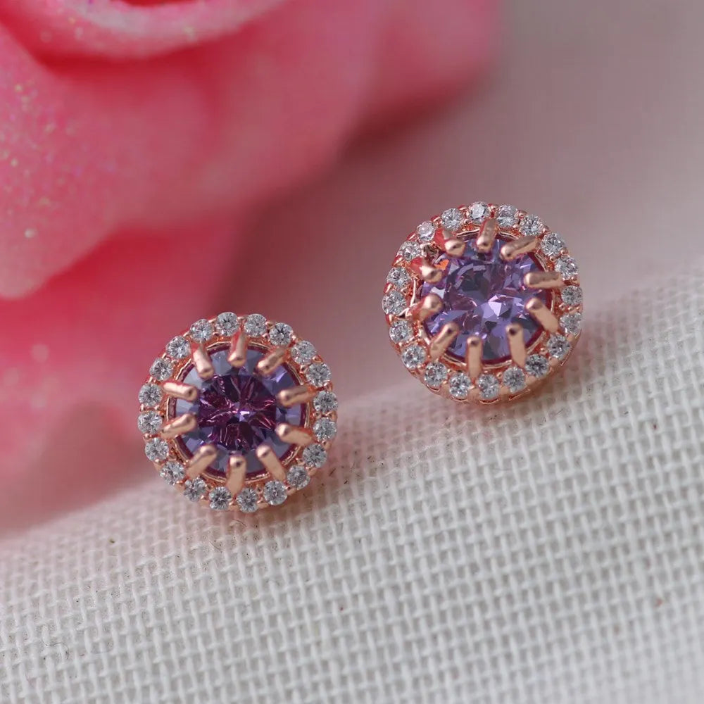 Elegant Amethyst Earrings