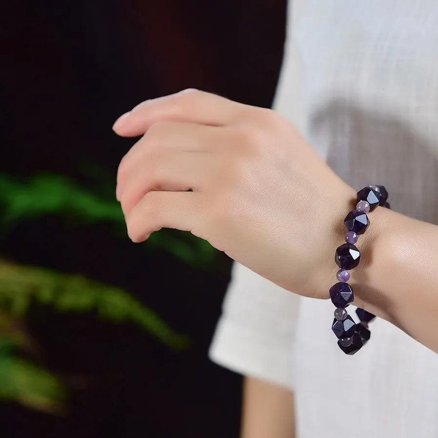Elegant Amethyst Bracelet
