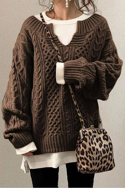 Pattern Knit Sweater