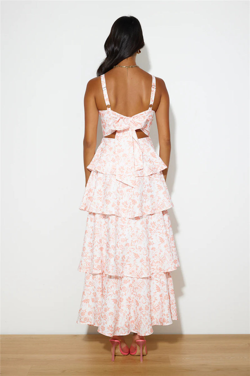 Full of Fun Maxi Dress Orange