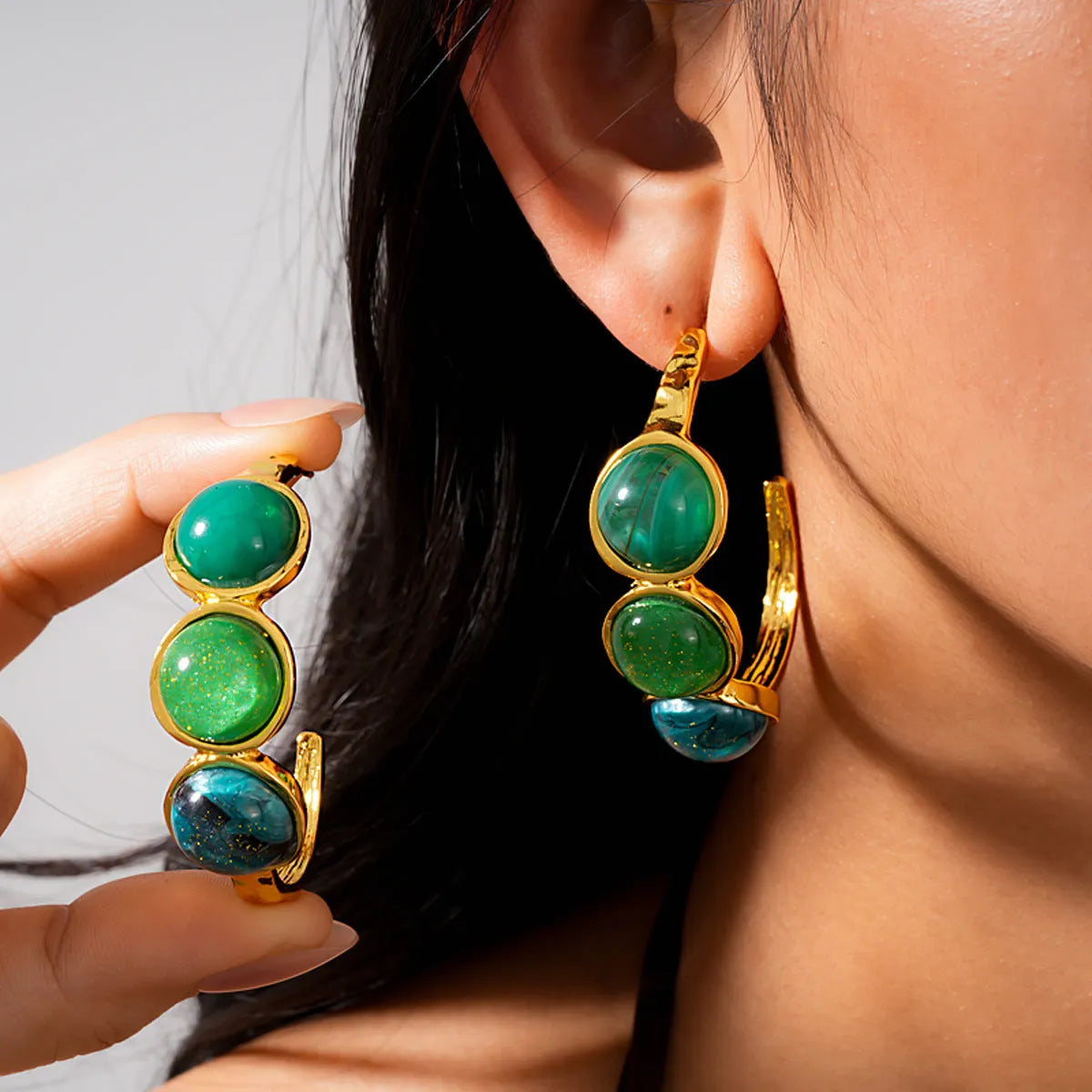 Elegant Emerald Earrings