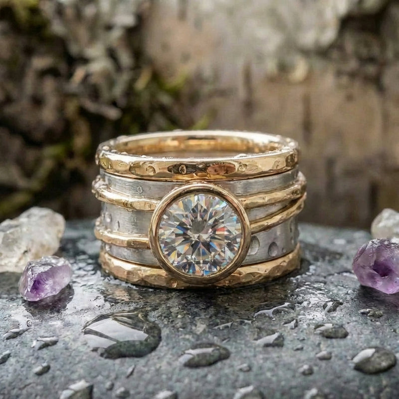 Elegant Crystal Statement Ring